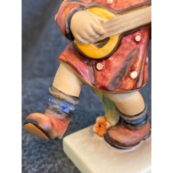 VTG Goebel Hummel Happiness Figurine Girl with Instrument 86 TMK 6 No Bee - Picture 3 of 9